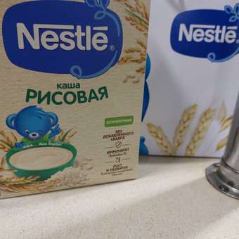 Каша Nestle молочная рисовая 220г с 4месяцев: отзыв пользователя ДетМир