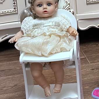 Кукла пупс для девочки Наша Игрушка Мягконабивная озвученная 35 см в белом платье: отзыв пользователя Детский Мир
