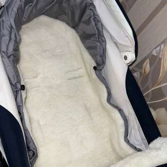 Конверт зимний AmaroBaby меховой Snowy Baby Серый 85 см: отзыв пользователя Детский Мир