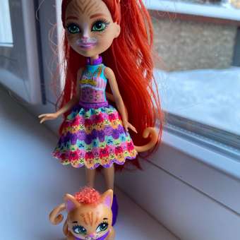 Кукла Enchantimals Тарла Табби с котенком HHB91: отзыв пользователя ДетМир