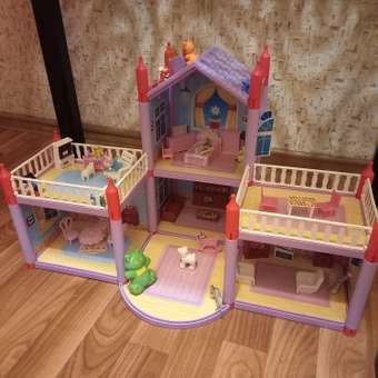 Кукольный домик SHARKTOYS 4 комнаты и 2 балкона: отзыв пользователя Детский Мир