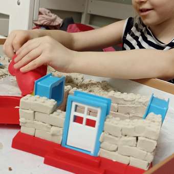 Набор кинетический песок ART SAND Строим дом 750 г: отзыв пользователя Детский Мир
