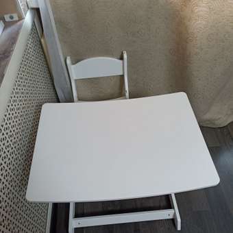 Детский растущий стол и стул Коняша белый: отзыв пользователя Детский Мир