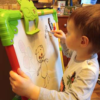 Мольберт для рисования Brauberg детский напольный растущий двухсторонний магнитно-маркерный: отзыв пользователя Детский Мир