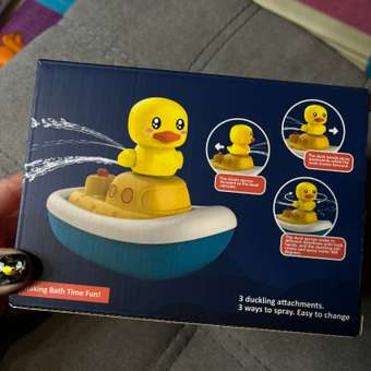 Игровой набор GRACE HOUSE детская игрушка для ванной утки фонтан на кораблике: отзыв пользователя Детский Мир