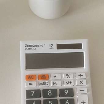 Калькулятор настольный Brauberg электронный 12 разрядов: отзыв пользователя Детский Мир