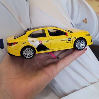 Машинка металлическая Яндекс GO Toyota Camry цвет желтый Озвучено Алисой: отзыв пользователя Детский Мир