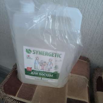 Средство для мытья посуды SYNERGETIC Алоэ антибактериальное 5 л: отзыв пользователя Детский Мир