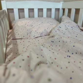 Комплект постельного белья Anna Maria Сказка Сердечки 1.5 спальный: отзыв пользователя Детский Мир