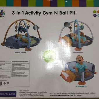 Коврик konig kids с дугами: отзыв пользователя ДетМир