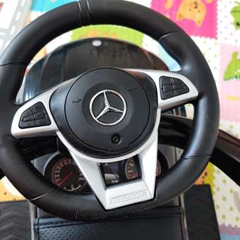 Каталка BabyCare Mercedes-Benz AMG C63 Coupe кожаное сиденье черный: отзыв пользователя Детский Мир