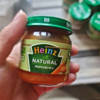 Пюре Heinz морковочка 80г с 5месяцев: отзыв пользователя ДетМир