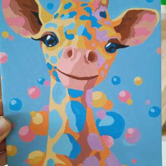 Картина по номерам Hobby Paint Серия Мини 15х21 Улыбчивый жираф: отзыв пользователя Детский Мир