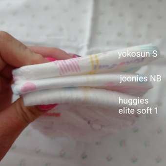 Подгузники Joonies Premium Soft для новорожденных NB (до 5 кг) 24 шт.: отзыв пользователя ДетМир