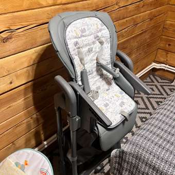 Стульчик для кормления Babyton Sweet Meals Grey классический: отзыв пользователя ДетМир