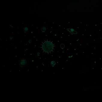 Наклейка-ночник Люми-Зуми светящиеся в темноте Планеты 2 листа А4: отзыв пользователя Детский Мир