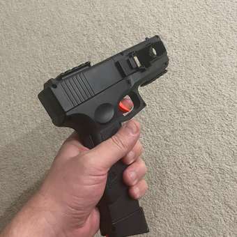 Пистолет детский игрушечный HITMAN GUN автоматический с пульками и дополнительные боеприпасы: отзыв пользователя Детский Мир