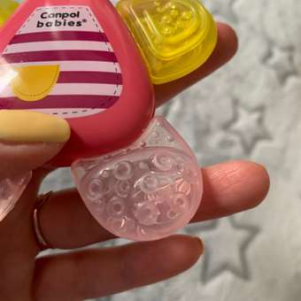 Прорезыватель Canpol Babies Мишка водный с погремушкой Розовый: отзыв пользователя Детский Мир