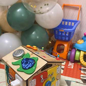 Бизиборд KimToys Домик со светом Малышок игрушка для девочек и мальчиков: отзыв пользователя Детский Мир