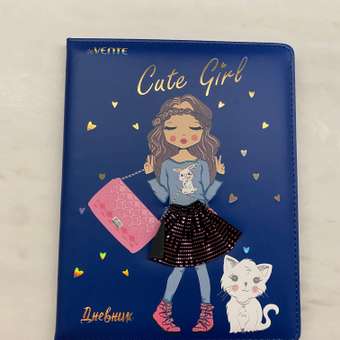 Дневник deVENTE Cute Girl. твердая обложка: отзыв пользователя Детский Мир