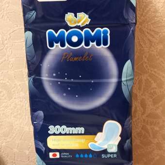 Гигиенические прокладки Momi Женские Super с крылышками 30 см 40 шт: отзыв пользователя Детский Мир