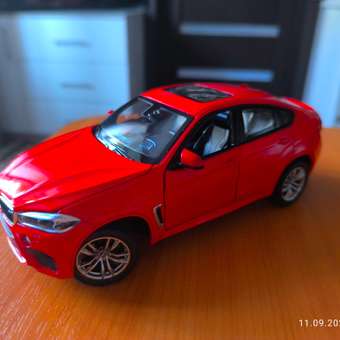 Автомобиль Rastar BMW 1:24 красный: отзыв пользователя ДетМир