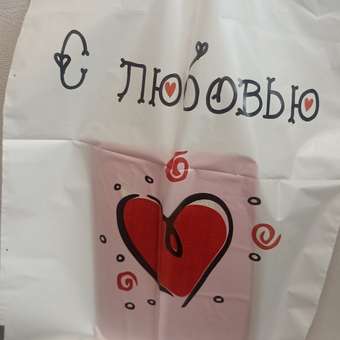 Пакет Амарант подарочный С любовью 1 шт: отзыв пользователя Детский Мир