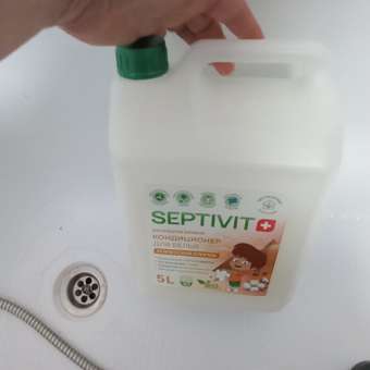 Кондиционер для белья SEPTIVIT Premium 5л с ароматом Египетский хлопок: отзыв пользователя Детский Мир