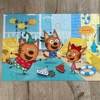 Пазл Step Puzzle Три кота maxi 24 эл: отзыв пользователя Детский Мир