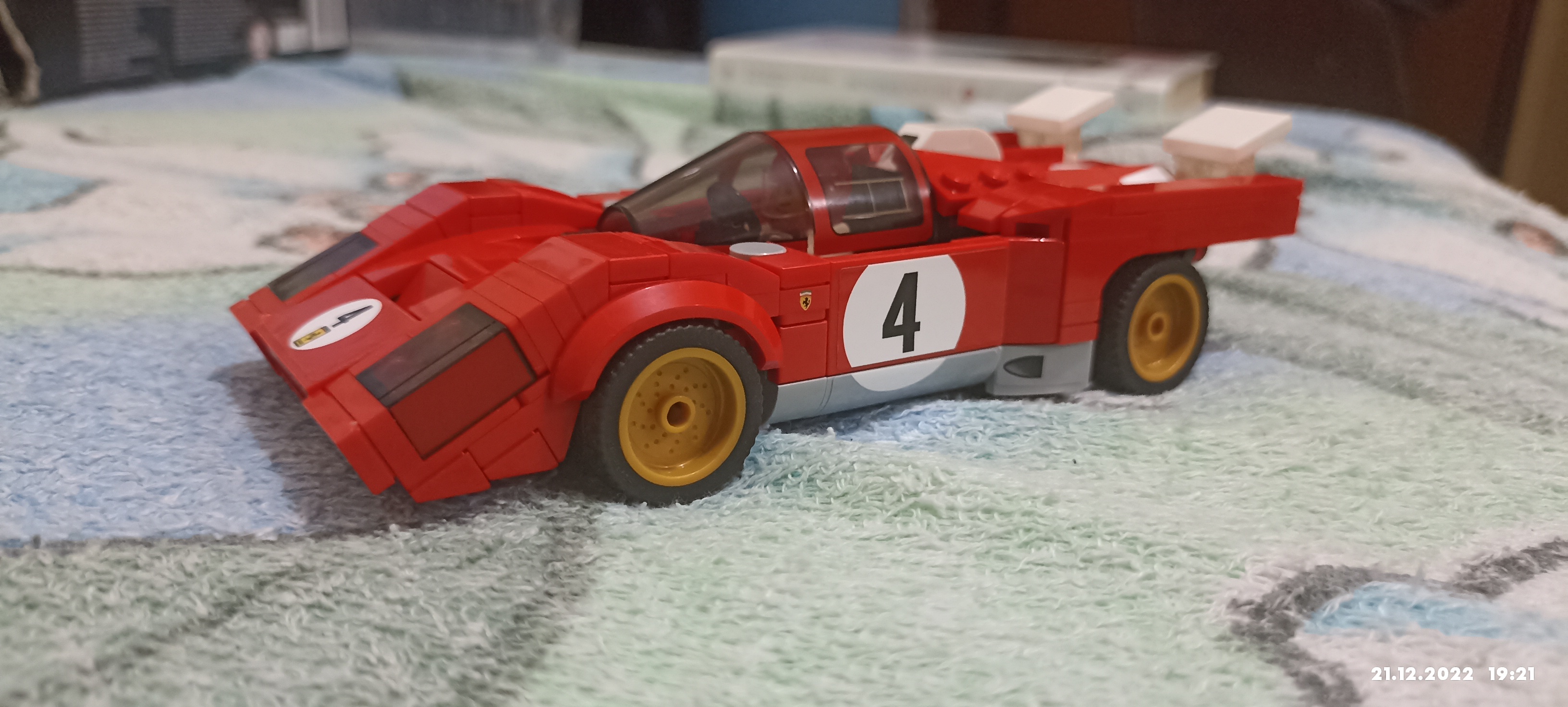 Классное конструктор Лего спид чемпионс Ferrari 512 M 1970 год  модель  (76906).