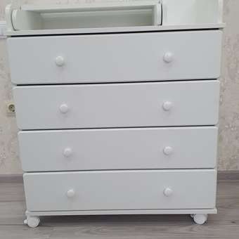 Комод Bebizaro Meier Four White Premium: отзыв пользователя Детский Мир