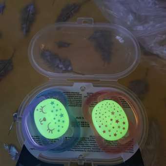 Светящаяся соска-пустышка Philips Avent ultra air night SCF376/12 силиконовая, с футляром для хранения и стерилизации, 0-6 мес, 2 шт: отзыв пользователя Детский Мир