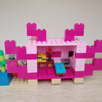 Конструктор LEGO Minecraft The Axolotl House 242 дет.: отзыв пользователя ДетМир
