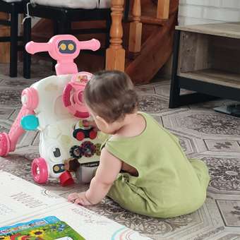 Ходунки - каталка с игровым столиком Babyhit Multi Toy pink: отзыв пользователя Детский Мир