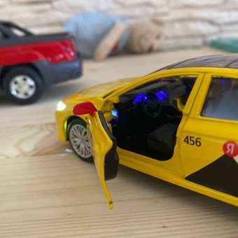 Машинка металлическая Яндекс GO Toyota Camry цвет желтый Озвучено Алисой: отзыв пользователя Детский Мир