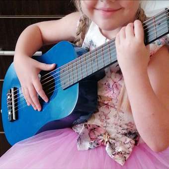 Гитара Kids Harmony Голубой MG2502: отзыв пользователя. Зоомагазин Зоозавр
