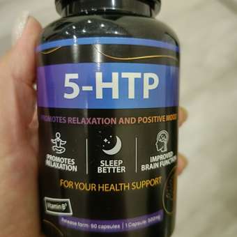 5HTP триптофан в капсулах FIT AND JOY успокоительные для сна от стресса: отзыв пользователя Детский Мир