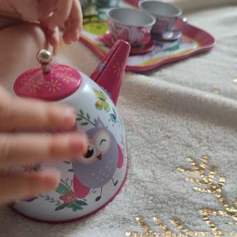 Набор игрушечной посуды Mary Poppins чайный сервиз металлический Совы 11 предметов: отзыв пользователя Детский Мир