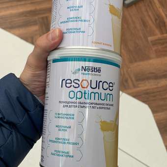 Продукт молочный Nestle Resource Optimum 400г: отзыв пользователя Детский Мир