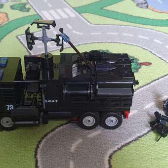 Конструктор SLUBAN Полиция Командная машина M38-B0773: отзыв пользователя Детский Мир