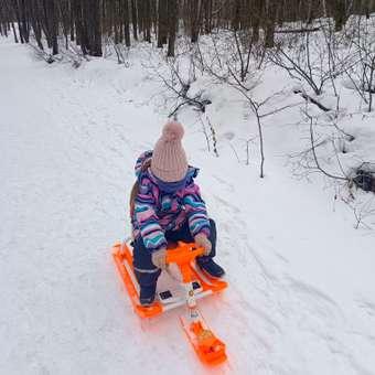 Снегокат NiKA kids Тимка Спорт с рулем, со спинкой: отзыв пользователя Детский Мир