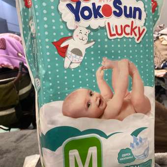 Трусики YokoSun Lucky M (6-10 кг) 48 шт.: отзыв пользователя Детский Мир