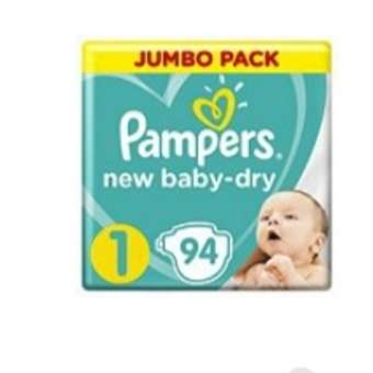 Подгузники Pampers New Baby-Dry 1 2-5кг 94шт: отзыв пользователя Детский Мир