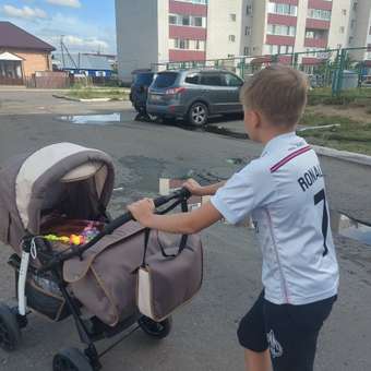 Коляска трансформер Babyton Melly Brown: отзыв пользователя ДетМир