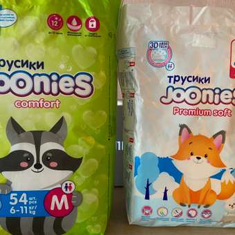 Трусики Joonies Comfort M (6-11 кг) 54 шт.: отзыв пользователя Детский Мир