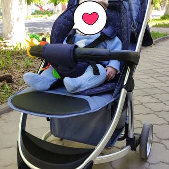 Коляска прогулочная Babyton Cosmo Navy Blue: отзыв пользователя Детский Мир