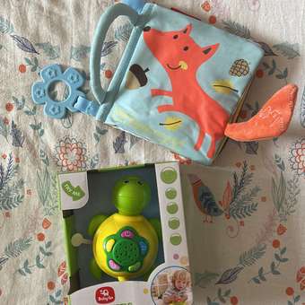 Книжка-игрушка VALIANT для малышей «Лисичка» с прорезывателем и подвесом: отзыв пользователя Детский Мир