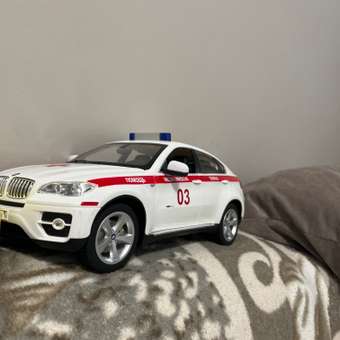 Машина Rastar РУ 1:14 BMW X6 Ambulance Белая 31400A: отзыв пользователя ДетМир