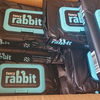 Салфетки влажные детские Fancy Rabbit короб 12х25 шт: отзыв пользователя Детский Мир