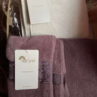 Полотенце для ванной Arya Home Collection однотонное 70х140 см Miranda Soft Экрю: отзыв пользователя Детский Мир
